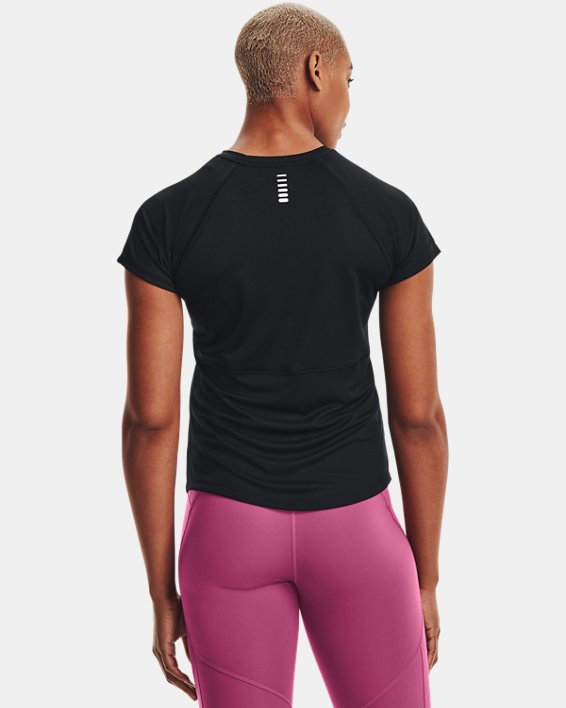 Women's UA Speed Stride Short Sleeve, Black, pdpMainDesktop image number 1